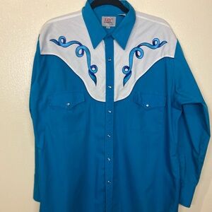 Vintage Ely Diamond Western Shirt
